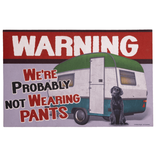 Bass Pro Shops Warning Rubber Door Mat