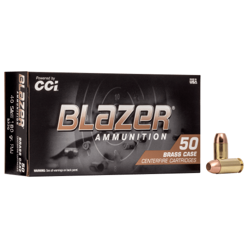CCI Blazer Brass .40 S&W 180 Grain Handgun Ammo