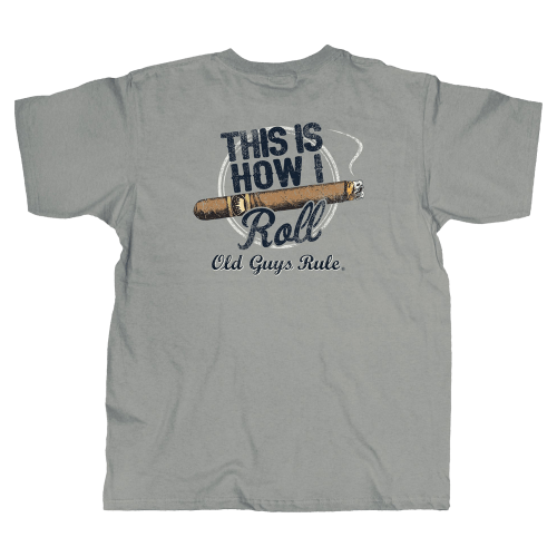 Old Guys Rule How I Roll Short-Sleeve T-Shirt for Men