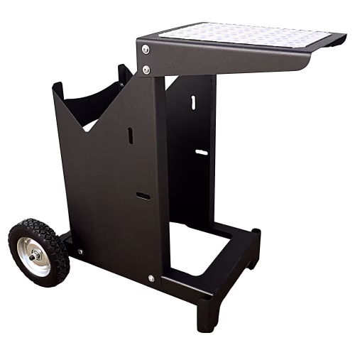 R & V Works Cajun Fryer Single Deep Fryer Rolling Caddy