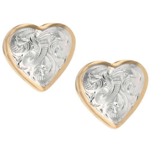 Montana Silversmiths Classic Montana Heart Earrings