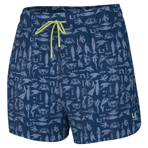 Huk Pursuit Batiki Volley Shorts for Ladies