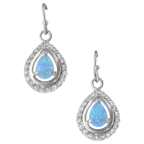 Montana Silversmiths River Lights on Ice Teardrop Earrings