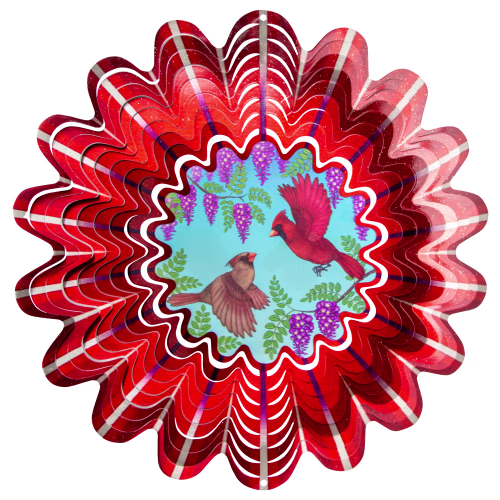Spinfinity Designs Animated Cardinal Spinner