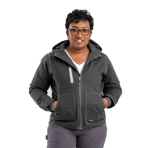 Berne Softstone Duck Hooded Jacket for Ladies