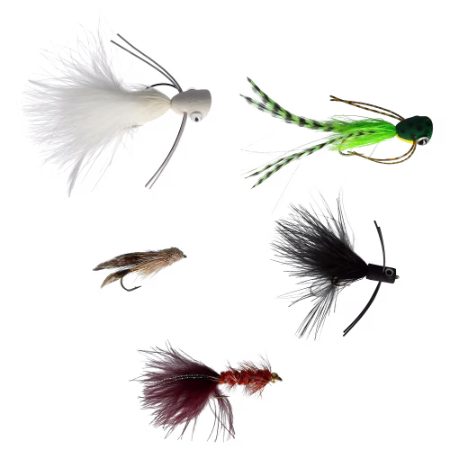 Perfect Hatch 5-Pack Grab N' Go Bass Fly Assortment