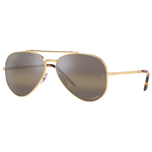 Ray-Ban New Aviator RB3625 Chromance Glass Polarized Sunglasses