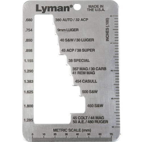 Lyman E-Zee Pistol Case Gauge