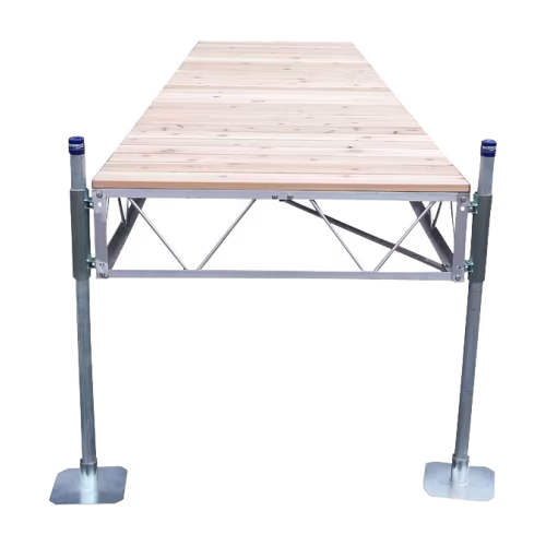 Patriot Docks Straight Dock with Cedar Decking