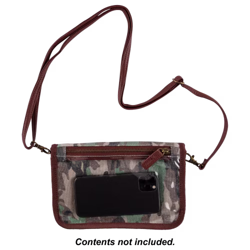 Quagga Cell Phone Wallet with Strap