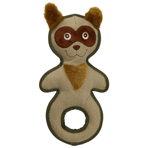 Cabela's Canvas Raccoon Ring Dog Toy