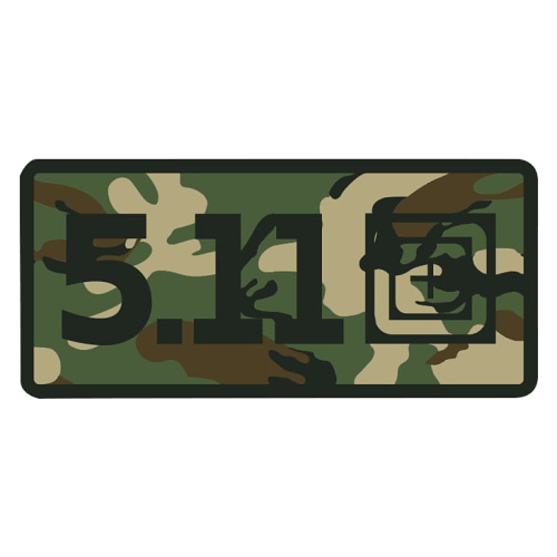 5.11 Tactical Woodland Camo Patch