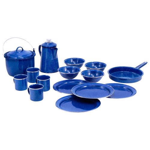 GSI Outdoors Pioneer Dinnerware and Cookware Camp Set