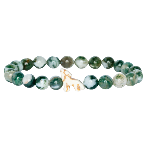 fahlo Scout Track-A-Wolf Woodland Green Bracelet