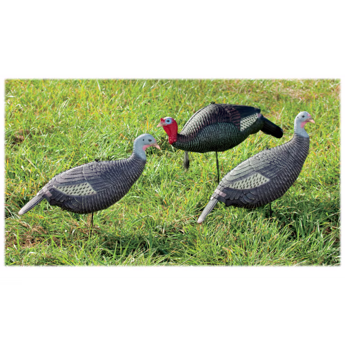 Pursuit Foam Turkey Decoy 3-Pack