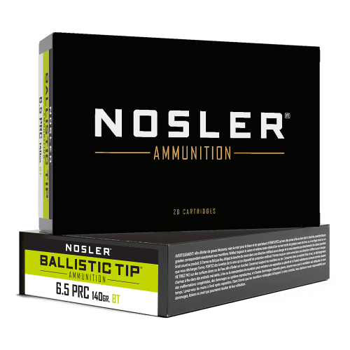 Nosler Ballistic Tip 6.5 PRC 140 Grain Rifle Ammo