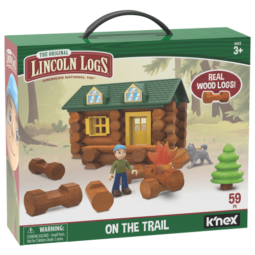 K'NEX Lincoln Logs On The Trail Construction Toy Set