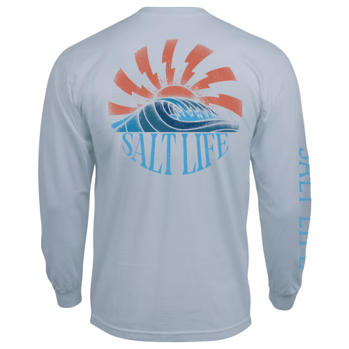 Salt Life Rising Sun Logo Long-Sleeve Shirt for Men