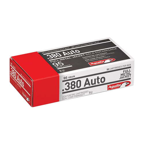 Aguila .380 Auto 95 Grain FMJ Handgun Ammo