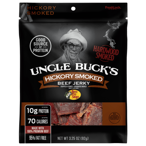 Bass Pro Shops Uncle Buck's Hickory-Smoked Beef Jerky