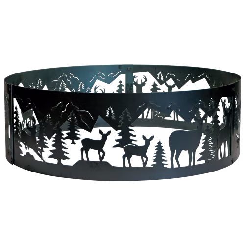 P&D Metal Works Whitetail Campfire Ring