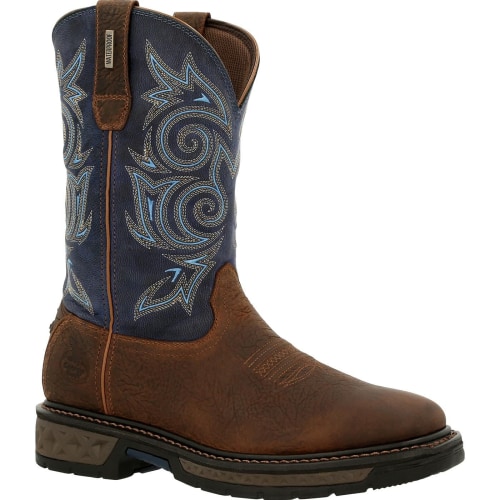 Georgia Boot Carbo-Tec LT Waterproof Western Work Boots for Men