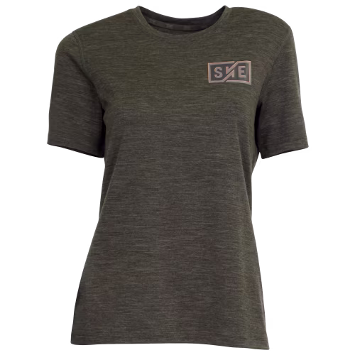 SHE Outdoor Logo Merino Wool Short-Sleeve T-Shirt for Ladies