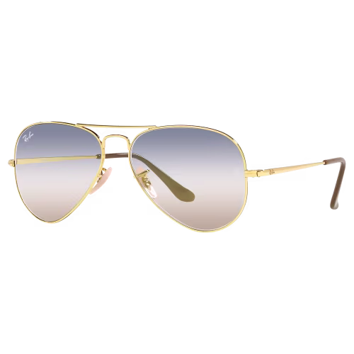Ray-Ban Aviator Metal II RB3689 Bi-Gradient Glass Sunglasses