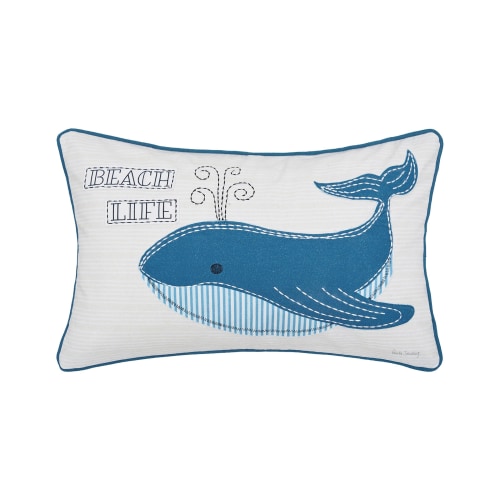 C&F Home Whale Beach Life Decorative Pillow