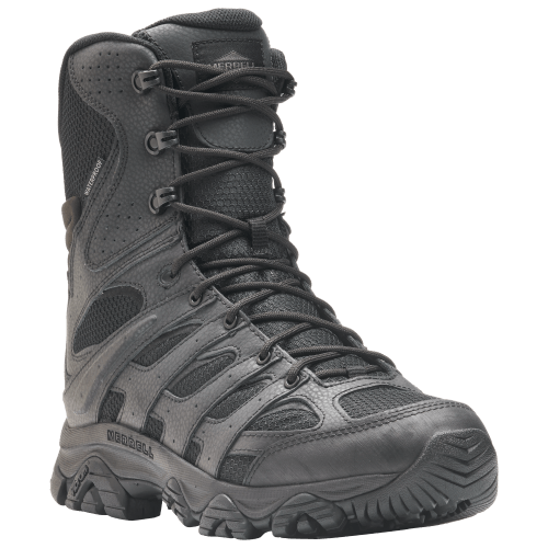 Merrell MOAB 3 Waterproof Tactical Side-Zip Duty Boots for Men