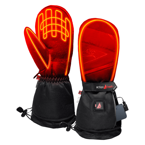 ActionHeat 5V Battery Heated Mittens for Ladies