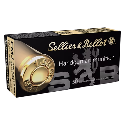 Sellier & Bellot .32 ACP 73 Grain FMJ Handgun Ammo