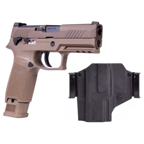 Sig Sauer P320-M18 Coyote Tan Semi-Auto Pistol with Holster