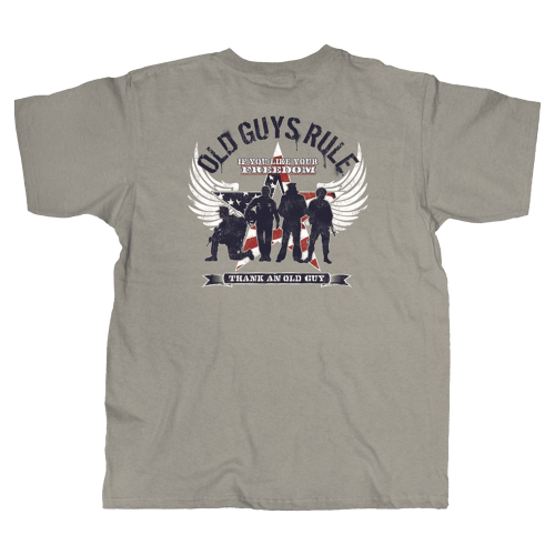 Old Guys Rule Freedom Star Short-Sleeve T-Shirt for Men