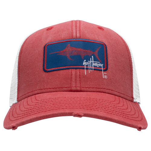 Guy Harvey Billfish Patch Trucker Cap