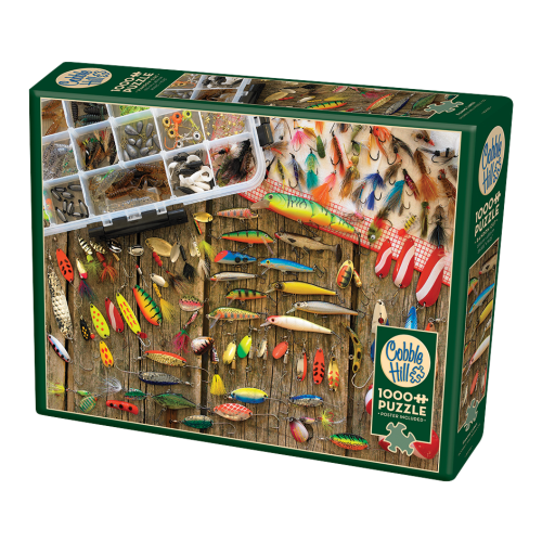 Cobble Hill Fishing Lures 1,000-Piece Jigsaw Puzzle