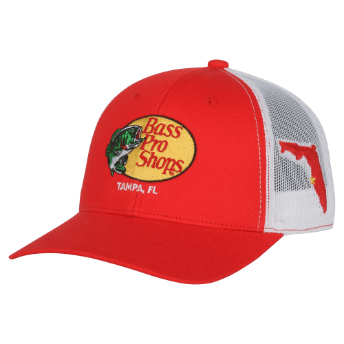 Bass Pro Shops Woodcut Logo Tampa, FL Snapback Cap