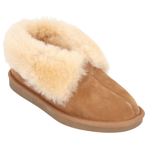 Natural Reflections Shearling Cuff Booties for Ladies