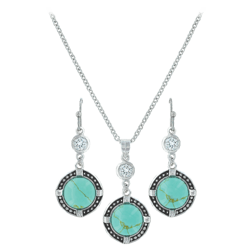 Montana Silversmiths True North Turquoise Jewelry Set