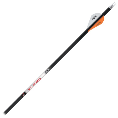 BlackOut X1 Pro Carbon Arrows with 2'' Blazer Vanes