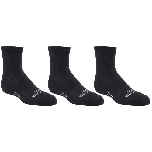 Outdoor Kids Encompass Quarter Crew Socks 3-Pack for Kids