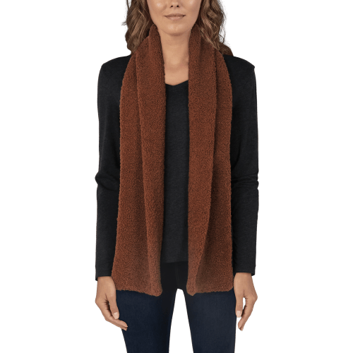 Natural Reflections Cozy Curly Sherpa Scarf for Ladies