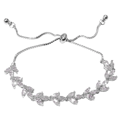 Amanda Blu Silver Vine Pull Cord Bracelet