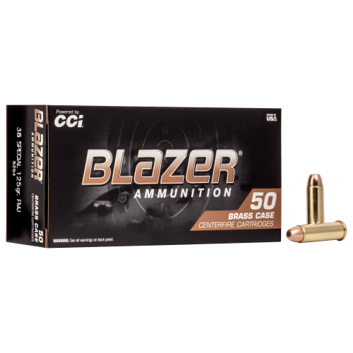 CCI Blazer Brass .38 Special 125 Grain Handgun Ammo