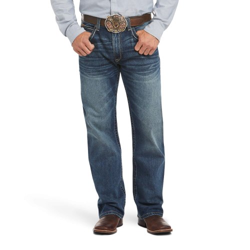 Ariat M4 Low-Rise Stretch Preston Boot-Cut Jeans for Men