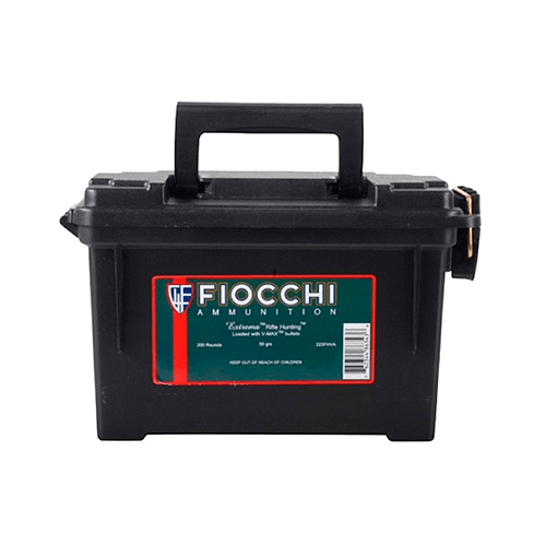 Fiocchi Extrema Centerfire Rifle Ammo with Ammo Can