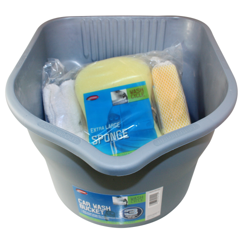 Carrand Car Wash 4-Piece Bucket Kit