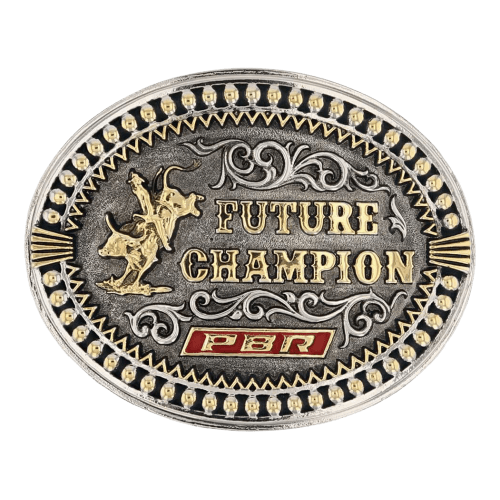 Montana Silversmiths Future Champion PBR Attitude Belt Buckle