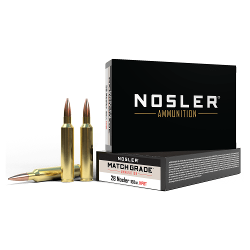 Nosler Match-Grade .28 Nosler 168 Grain Rifle Ammo