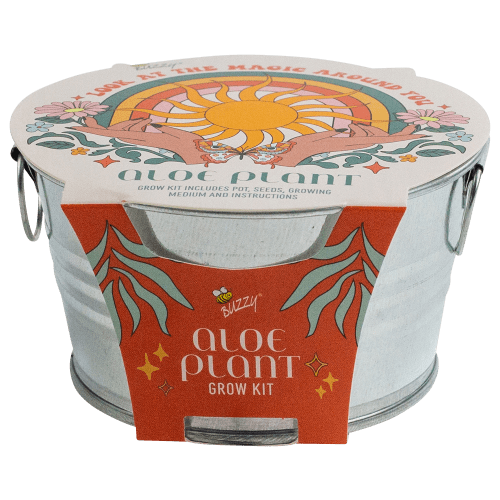 Buzzy Aloe Mini Basin Plant Grow Kit
